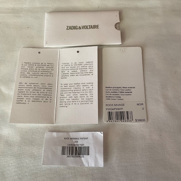 Zadig & Voltaire Kate Wrinkle Burgundy Patent Leather Crossbody Shoulder Bag NWT - Picture 4 of 16